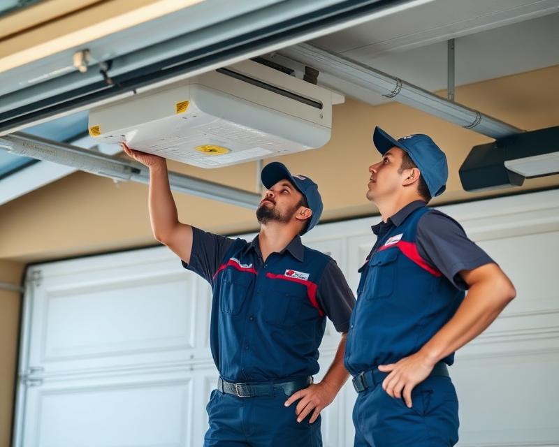 Roxbury Garage Doors professional installation team at work